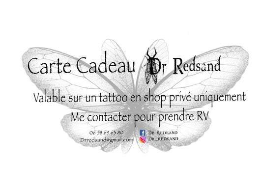Bon cadeau Dr Redsand Tattoo