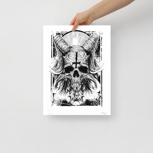 Poster : Crâne de démon